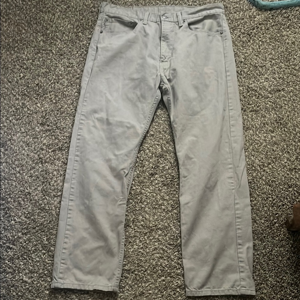 Levi's Light Gray Jeans